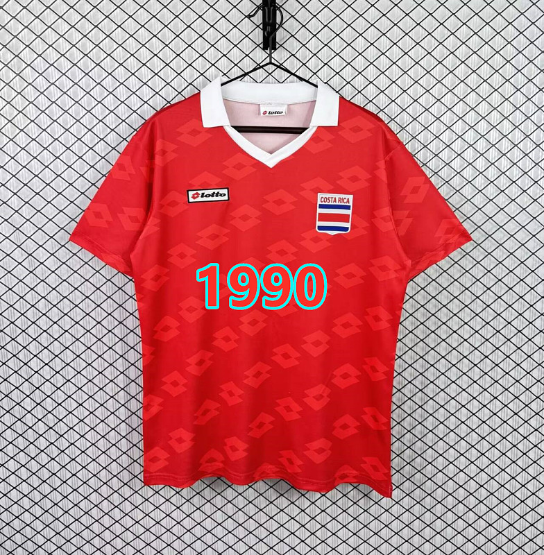 1990 Costa Rica Home Retro Fans Version Jersey