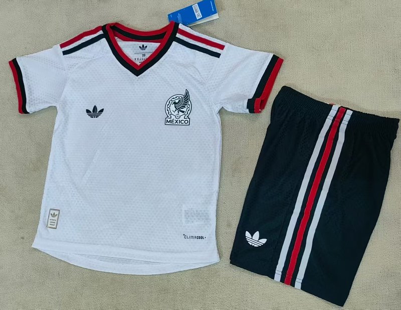 2026 Mexico Away Player Kids Jersey+shorts Kit 16#-28# · 6