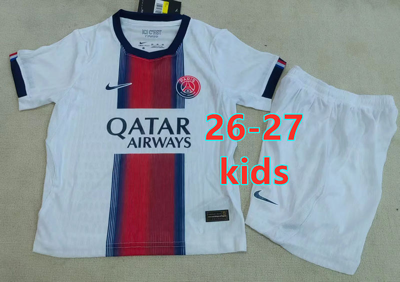Paris Psg Away Kids Player Version Kit 16#-28# · 3