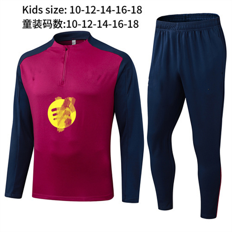 Barcelona Kids Long Sleeve Tracksuit 10#-18#