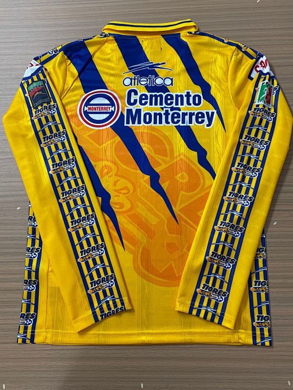 1997-98 Tigres Uanl Home Retro Long Sleeve Jersey · 3