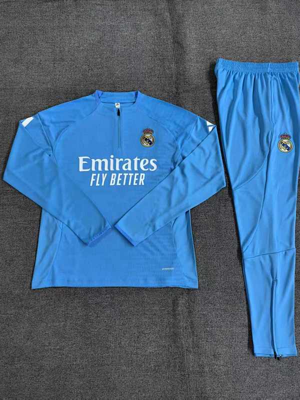 Real Madrid Kids Player Long Sleeve Tracksuit 10#-18# · 3