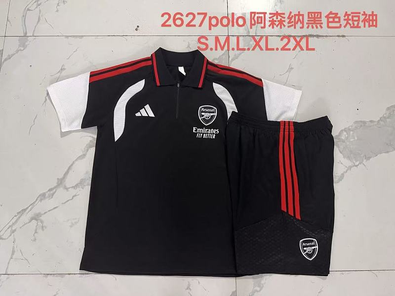 Arsenal Short Sleeve Polo Tracksuit Polo 4
