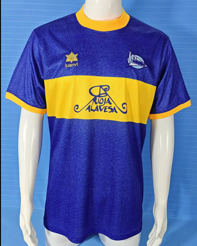2000-01 Alaves Retro Fans Version Jersey · 6