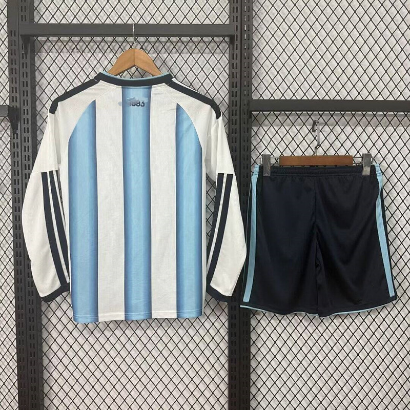 2026 Argentina Home Kids Long 8 Teams Kit 16#-28# 8 · 5