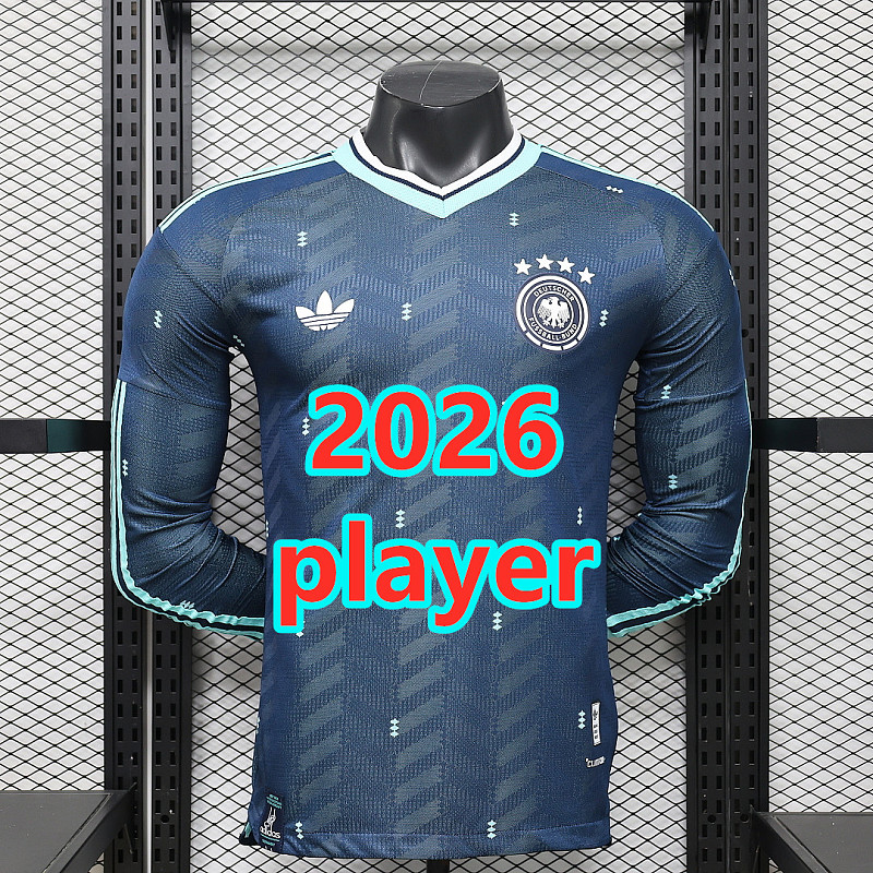 2026 Germany Away Player Long Sleeve Jersey · 3