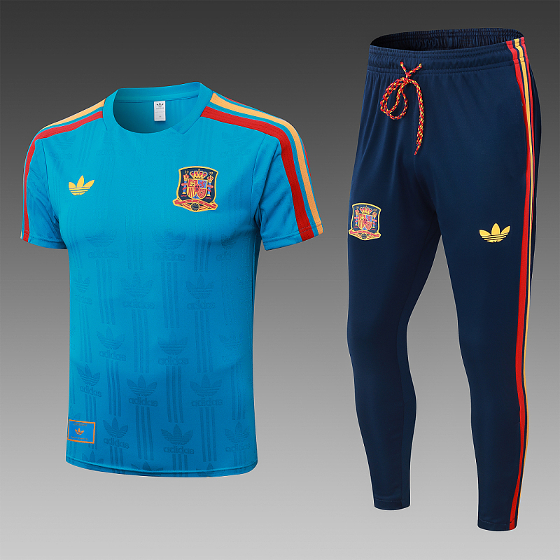 2026 Spain Player Short Sleeve+pants Kit · 2