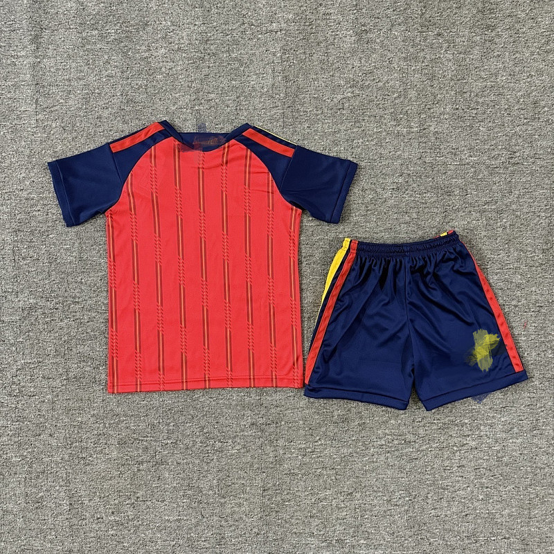 2026 Spain Home Kids 32 Teams Kit 16#-28# 32 · 6