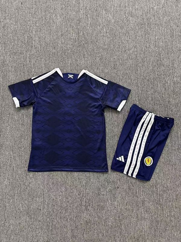 2026 Scotland Home Kids Jersey+shorts Kit 16#-28# · 3