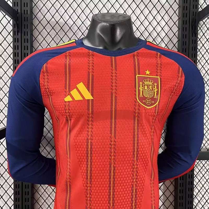 2026 Spain Home Player Long 4 Teams Jersey 4 · 4