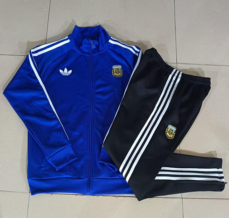 2026 Argentina Kids Long Zipper Jacket 10#-18# · 4