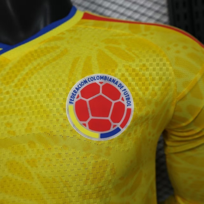 2026 Colombia Home Player Long 32 Team Jersey 32 · 6