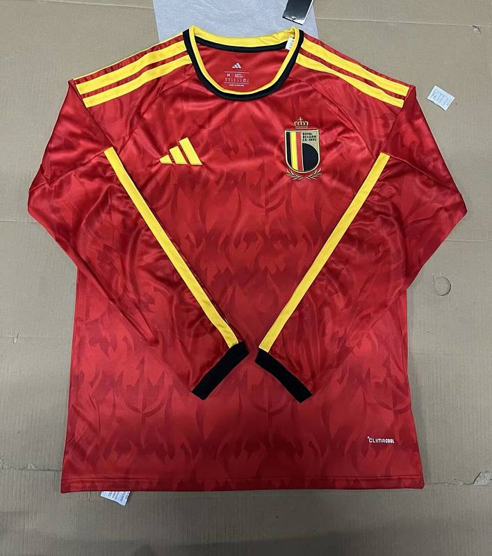 2026 Belgium Home Fans 32 Teams Long Jersey 32 · 3