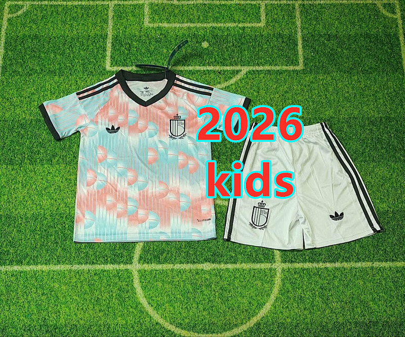 2026 Belgium Away Kids 16 Teams Kit 16#-28# 16 · 2