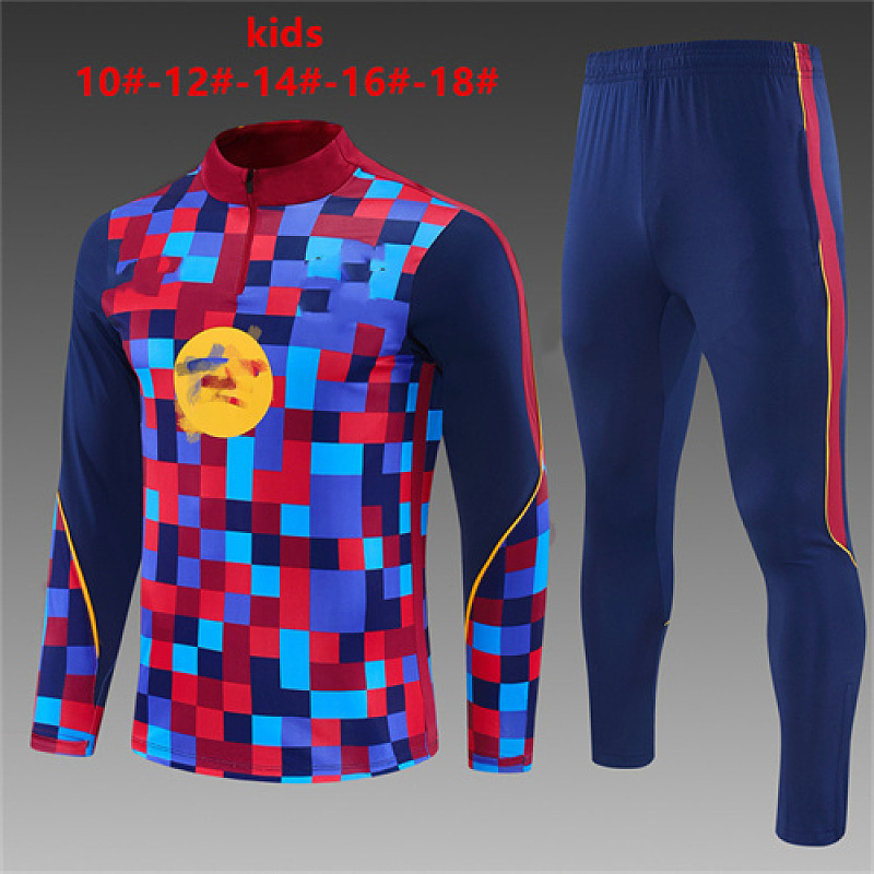 Barcelona Kids Long Sleeve Tracksuit 10#-18# 4