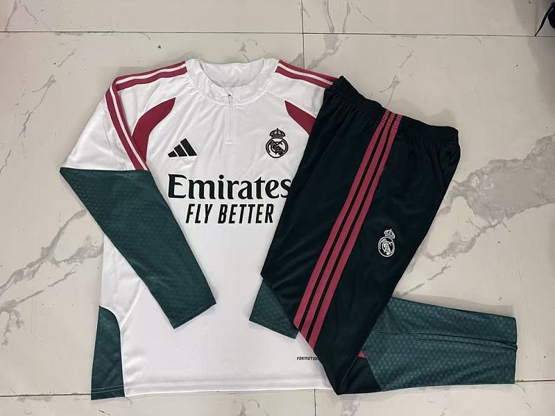 Real Madrid Long Sleeve Tracksuit 3