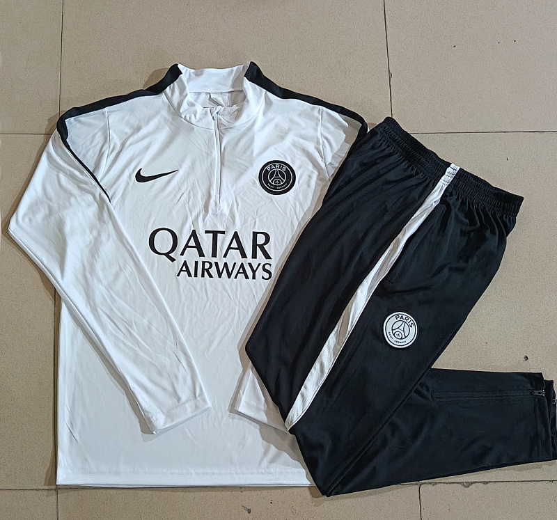Paris Psg Kids Long Sleeve Tracksuit #10-#18 4