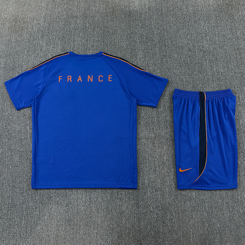 2026 France Kids Short Sleeve Tracksuit 10#-18# · 3