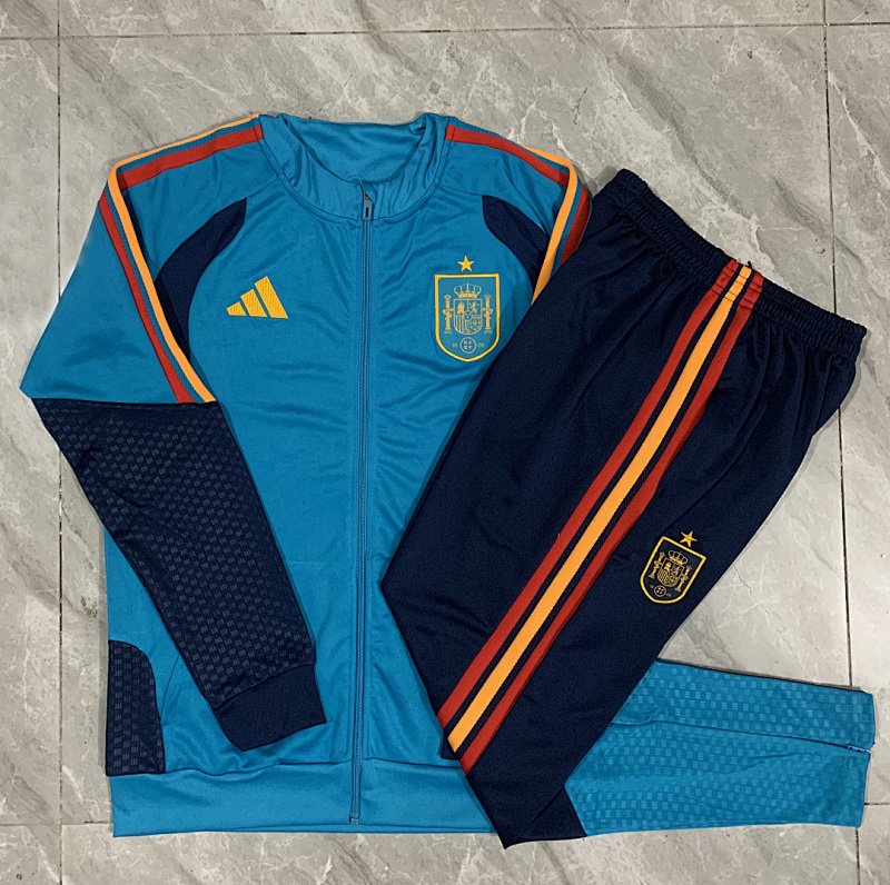 2026 Spain Kids Long Zipper Jacket 10#-18# · 5