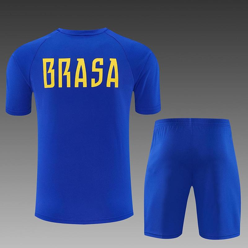 2026 Brazil Kids Short Sleeve Tracksuit 10#-18# · 5