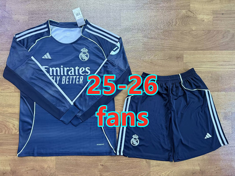 Fifa Real Madrid Away Fans Long Jersey+shorts Kit · 2