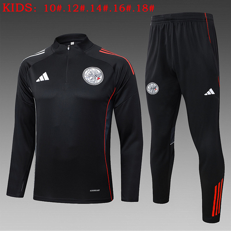 Ajax Kids Long Zipper Jacket 10#-18# · 5