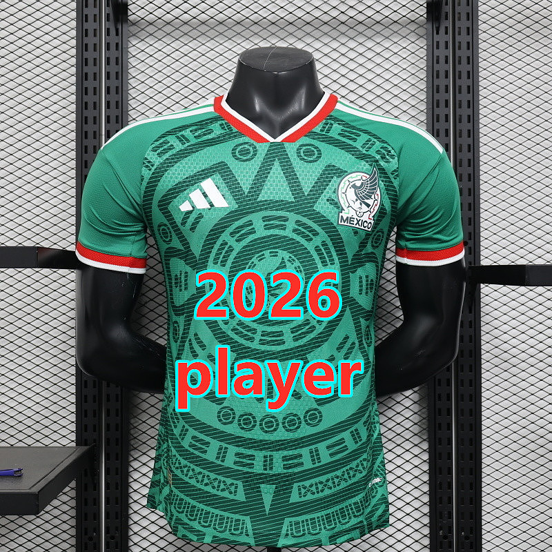2026 Mexico Home Player 32 Team Jersey 32 · 4