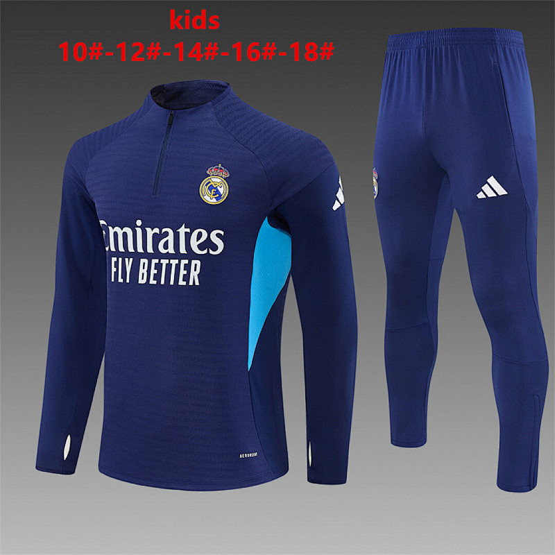 Real Madrid Kids Player Long Sleeve Tracksuit #10-#18 · 3