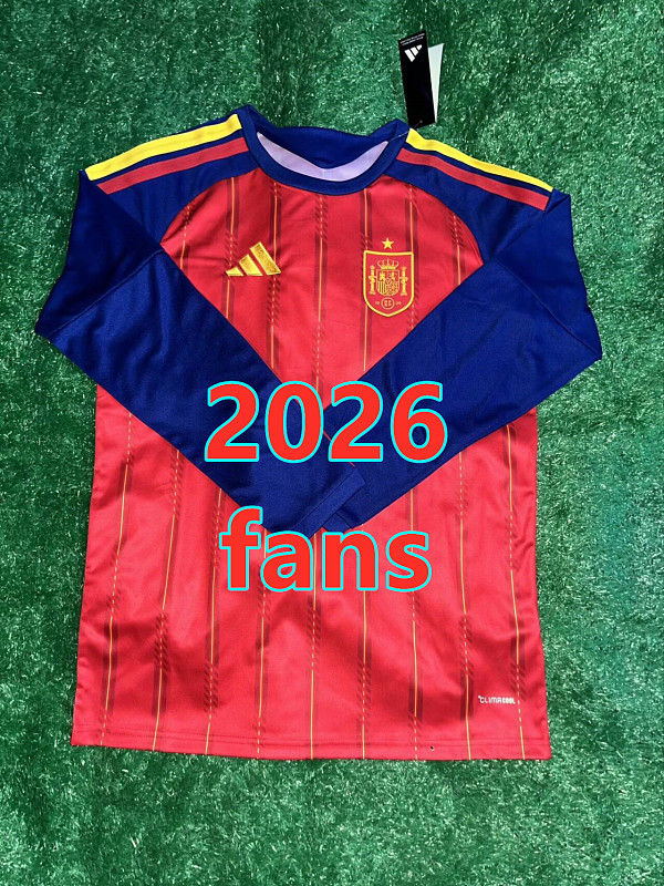 2026 Spain Home Fans Long 32 Teams Jersey 32 · 6