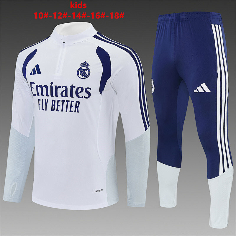 Real Madrid Kids Long Sleeve Tracksuit 10#-18# · 4
