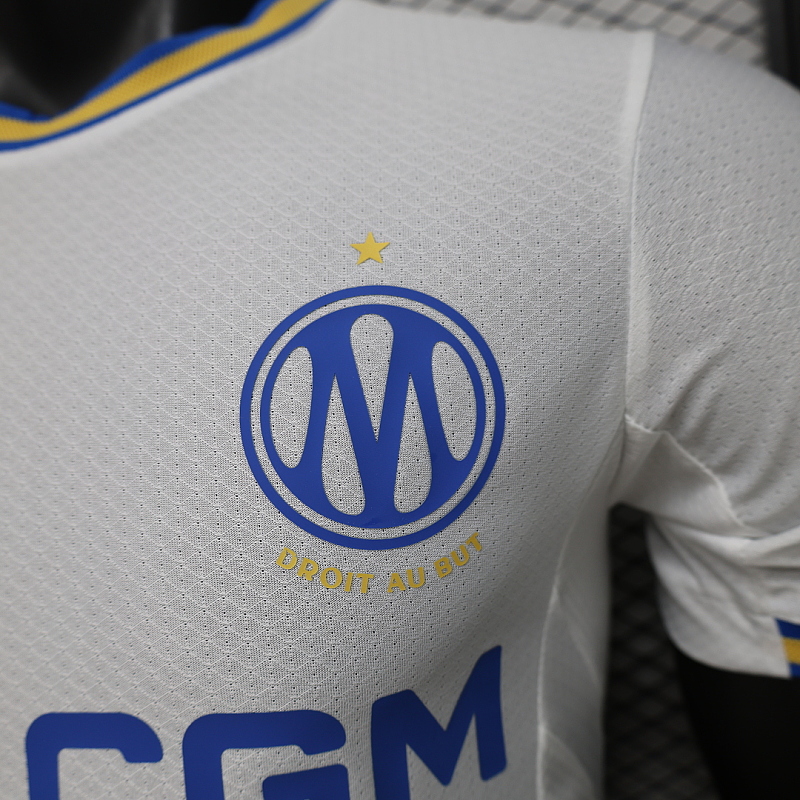 Marseille Home Player Version Jersey · 3