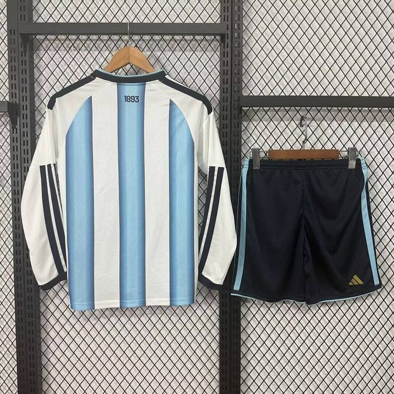 2026 Argentina Home Kids Long 32 Teams Kit 16#-28# 32 · 4