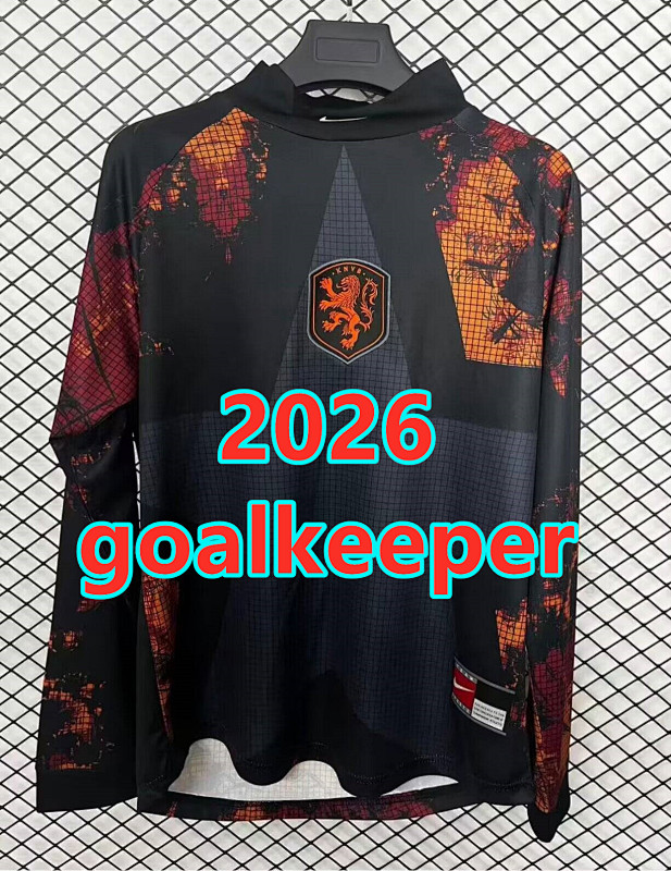 2026 Netherlands Goalkeeper Fans Version Long Jersey · 3
