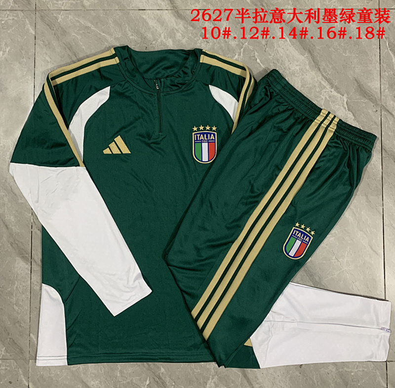 2026 Italy Kids Long Sleeve Tracksuit 10#-18# · 4