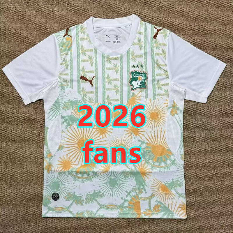 2026 Cote d'Ivoire Away Fans Version Jersey · 2