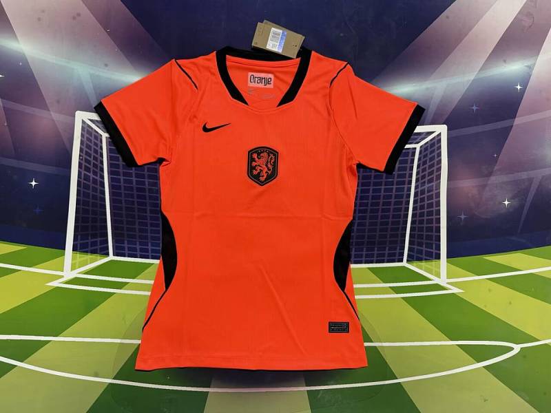 2026 Netherlands Home Women 32 Team Jersey 32 · 5