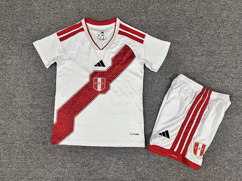 2026 Peru Home Jersey+shorts Kit 16#-28# · 6