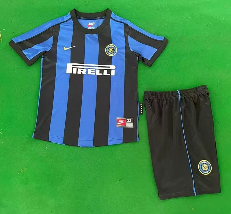 Inter Milan Home Retro Kids Jersey+shorts 16#-28# · 4