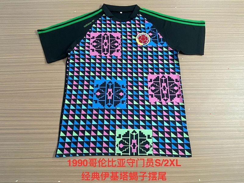 1990 Colombia Goalkeeper Retro Jersey 3