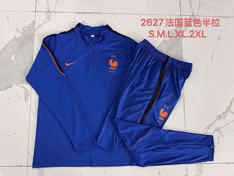 2026 France Long Sleeve Tracksuit 4