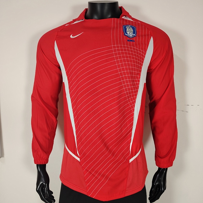 2002 Korea Home Retro Long Sleeve Jersey 2
