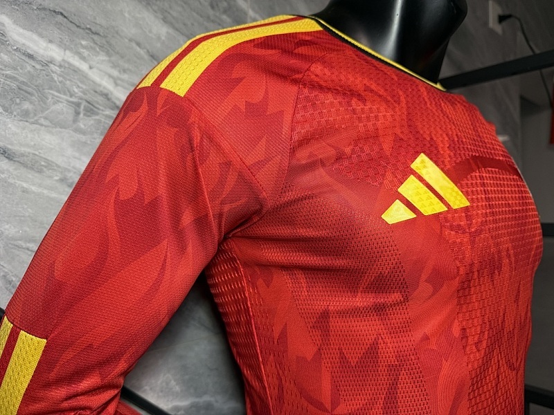 2026 Belgium Home Player Long 8 Teams Jersey 8 · 2