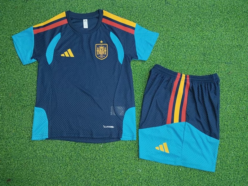 2026 Spain Kids Player Short Sleeve+shorts 16#-28# · 2