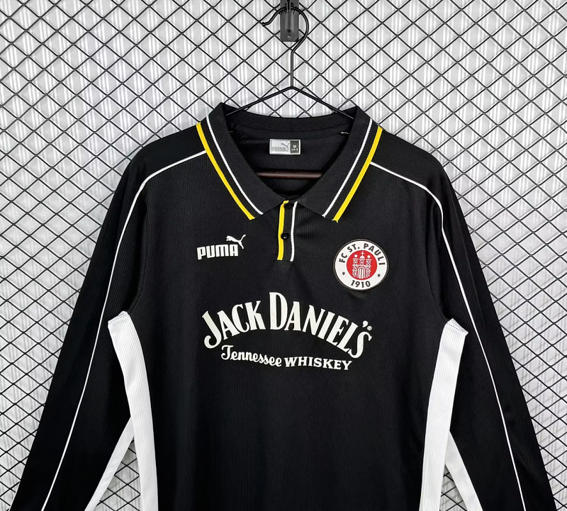 1999-00 St. Pauli Away Retro Fans Long Sleeve Jersey · 6