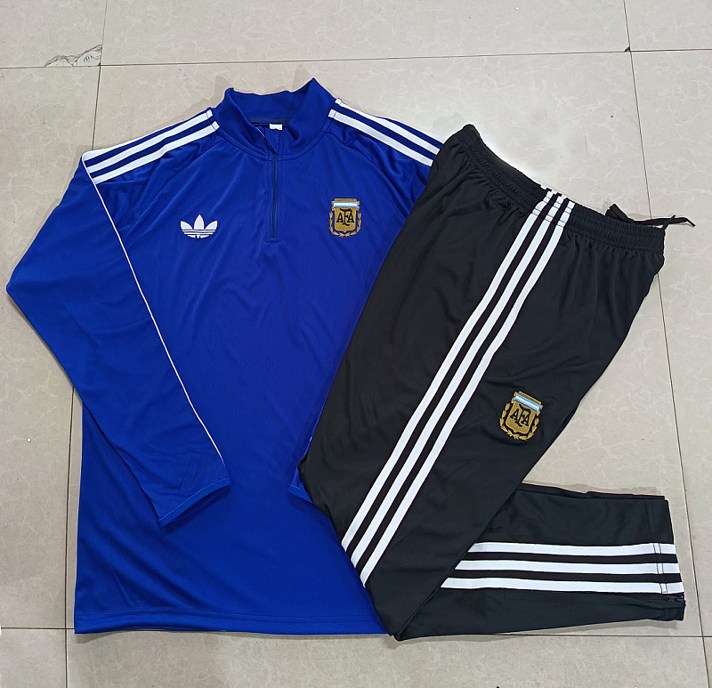 2026 Argentina Kids Long Sleeve Tracksuit 10#-18# · 4
