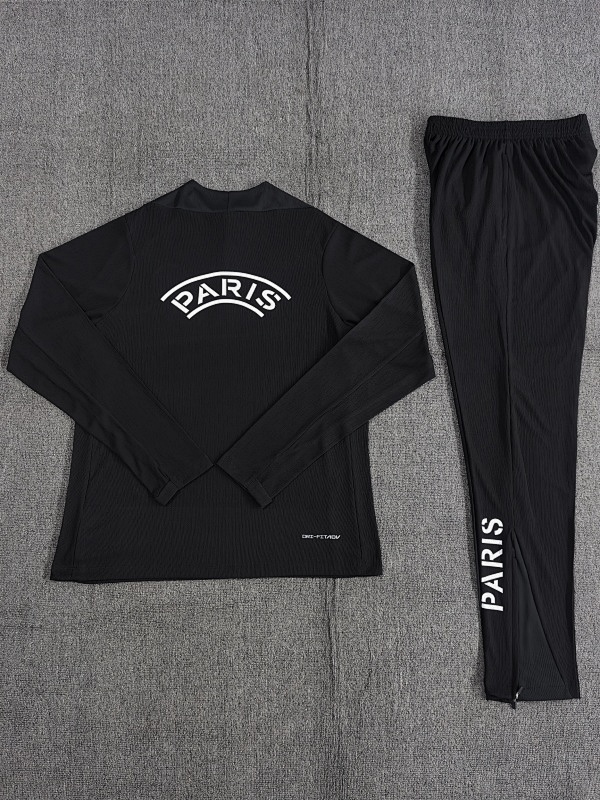 Paris Psg Kids Player Version Long Sleeve Tracksuit 10#-18# · 4