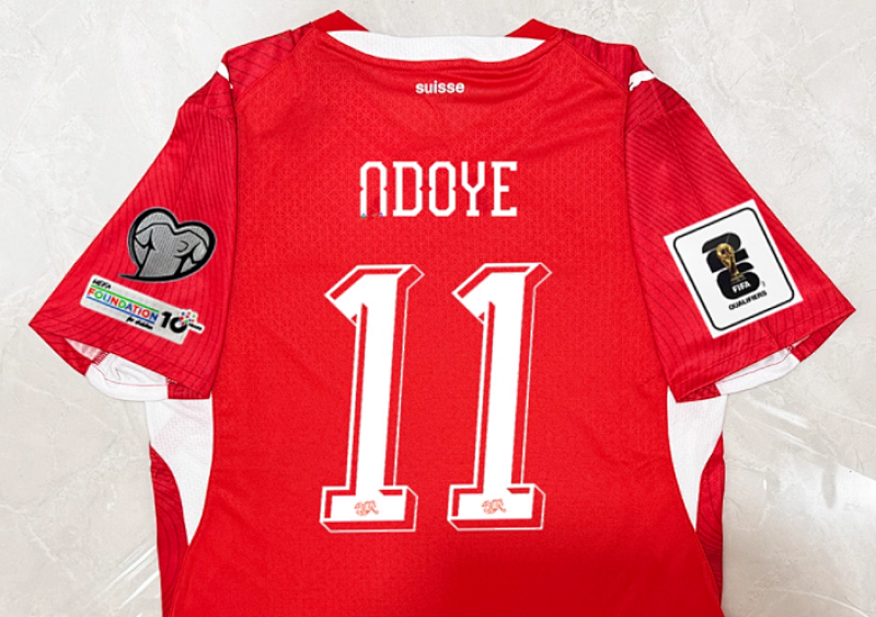 2026 Switzerland Home Fans Version Jersey 3