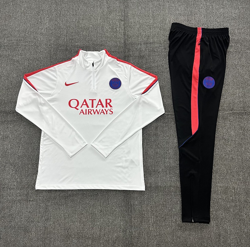 Paris Psg Kids Long Sleeve Tracksuit 10#-18# 3