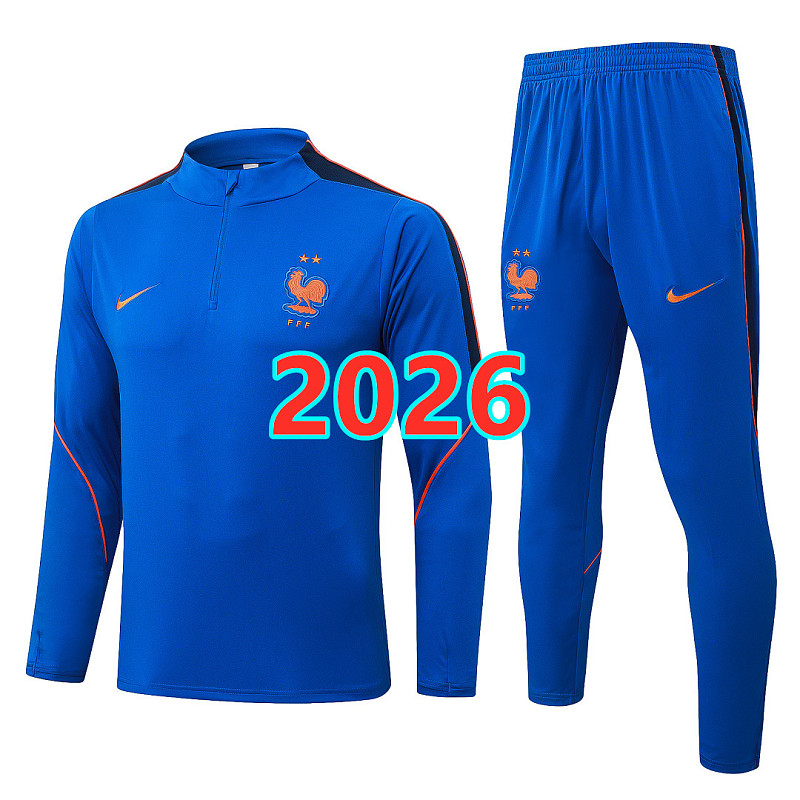 2026 France Long Sleeve Tracksuit