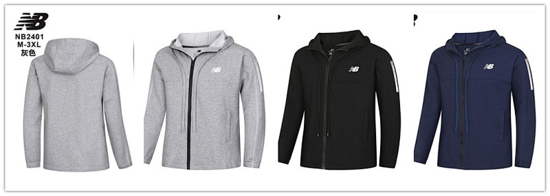 New Balance Long Zipper Hoodie Jacket